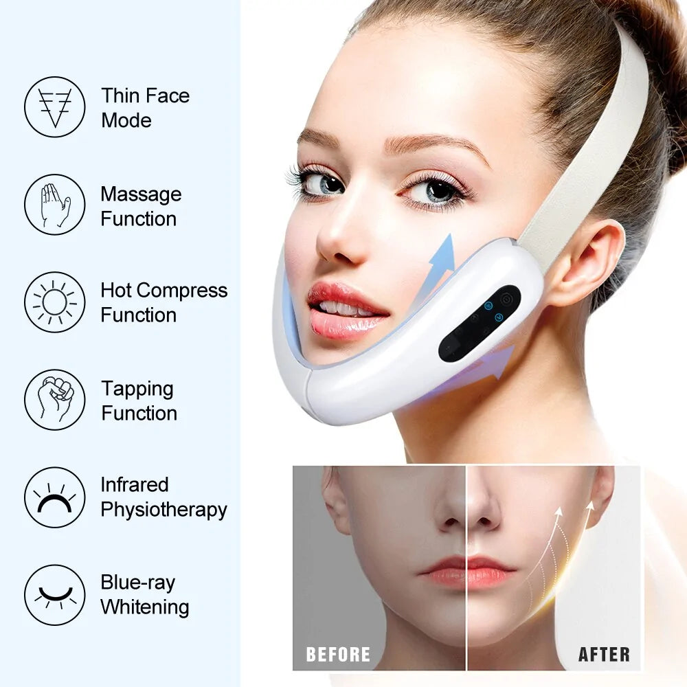 LED Photon Light Therapy Face Massager